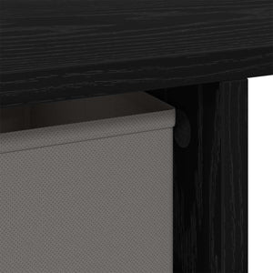 Γραφείο με ράφι Μαύρη Οξυά 100 x 40 x 75 cm Επεξεργασμένο ξύλο - Pakobazaar