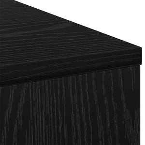 Γραφείο με ράφι Μαύρη Οξυά 100 x 40 x 75 cm Επεξεργασμένο ξύλο - Pakobazaar