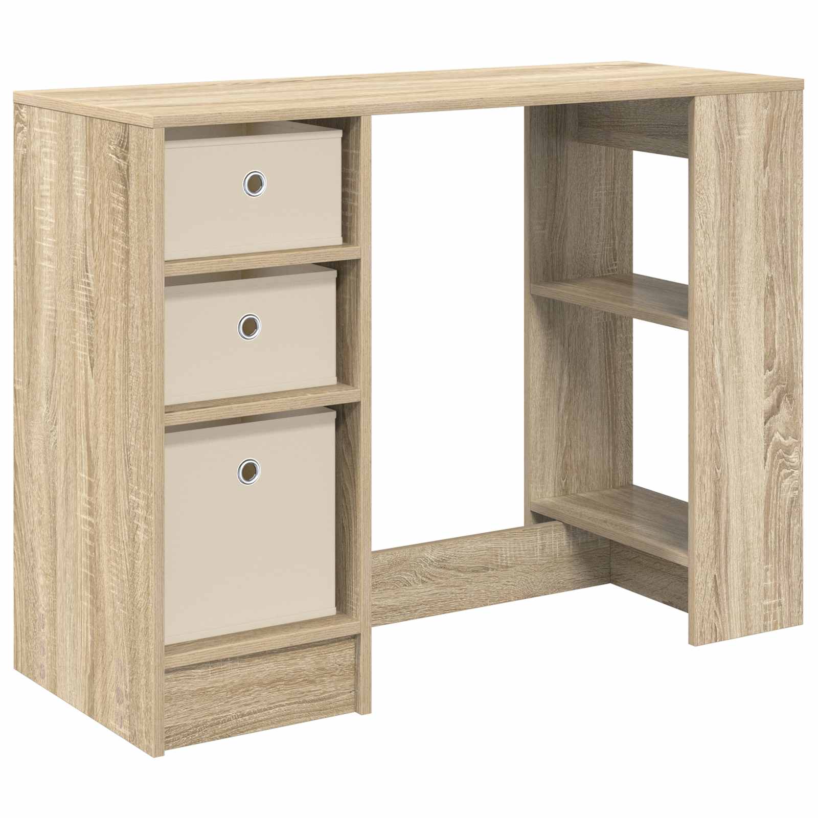 Γραφείο με ράφι Δρύς Sonoma 100 x 40 x 75 cm Επεξεργασμένο ξύλο - Pakobazaar