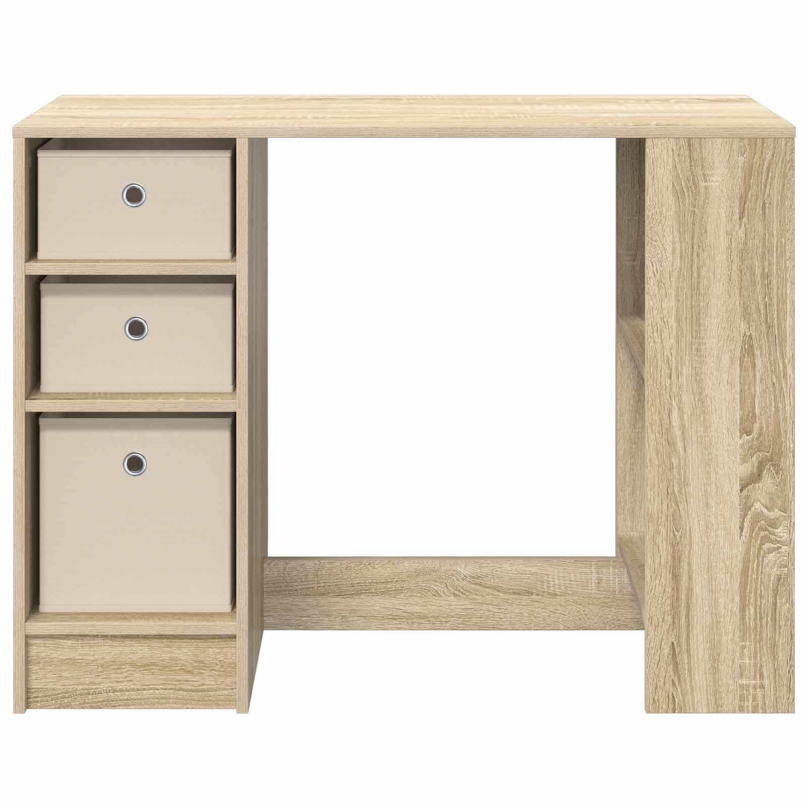 Γραφείο με ράφι Δρύς Sonoma 100 x 40 x 75 cm Επεξεργασμένο ξύλο - Pakobazaar