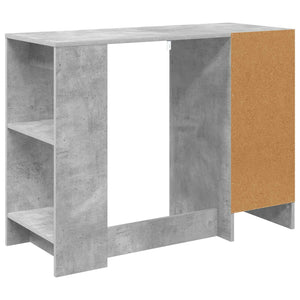 Γραφείο Σκυρόδεμα Γκρι 100 x 40 x 75 cm Επεξεργασμένο ξύλο - Pakobazaar