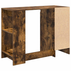 Γραφείο Καπνιστό Δρύς 100 x 40 x 75 cm Επεξεργασμένο ξύλο - Pakobazaar