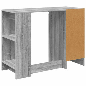 Γραφείο Γκρίζο Σονομα 100 x 40 x 75 cm Επεξεργασμένο ξύλο - Pakobazaar