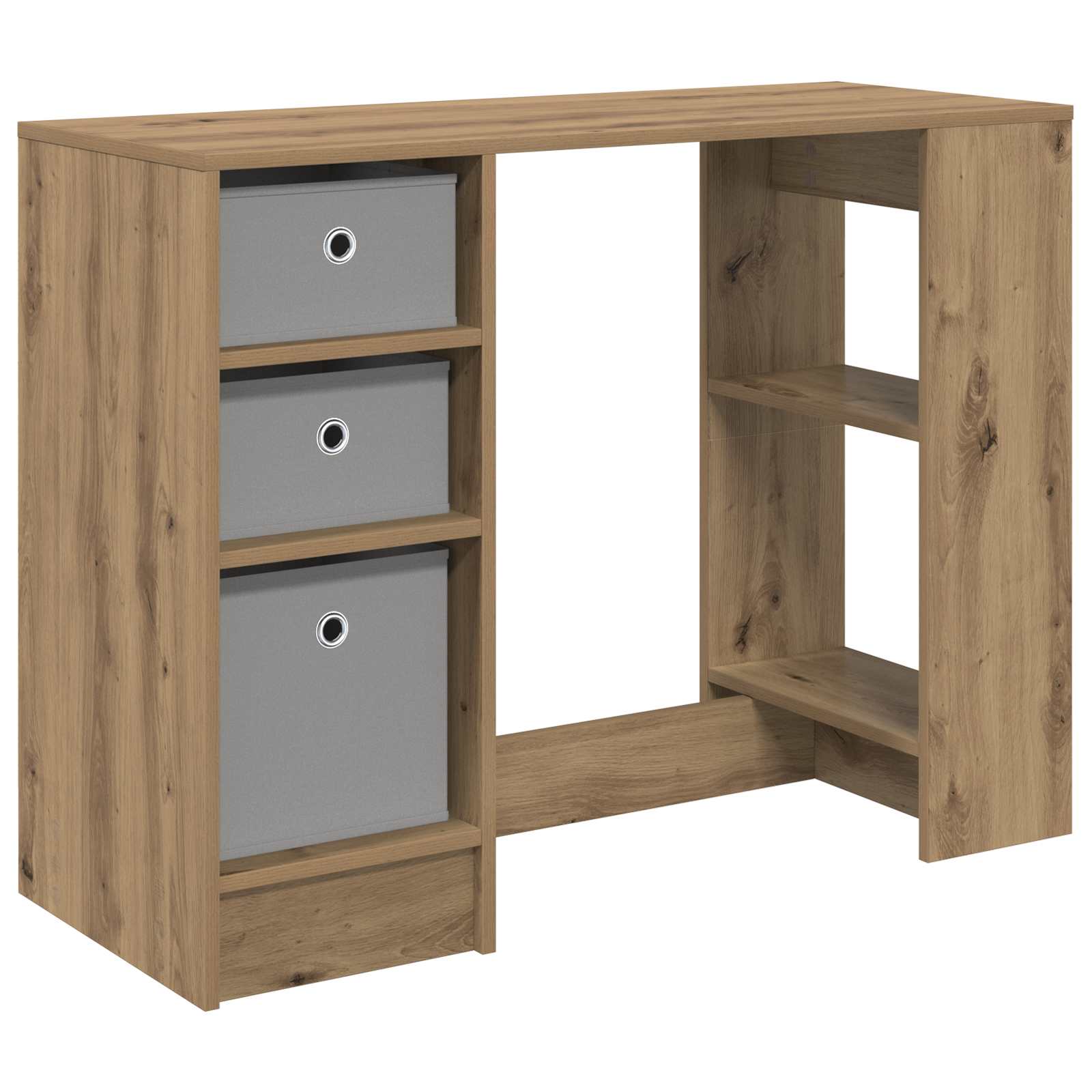 Γραφείο με ράφι Artisan Oak 100 x 40 x 75 cm Επεξεργασμένο ξύλο - Pakobazaar