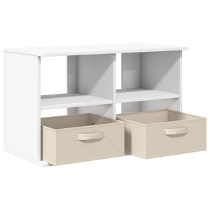 Βάση τηλεόρασης με συρτάρι Λευκό 79 x 40 x 48 εκ - Pakobazaar