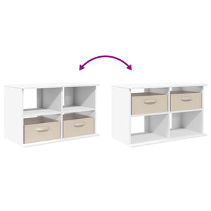 Βάση τηλεόρασης με συρτάρι Λευκό 79 x 40 x 48 εκ - Pakobazaar