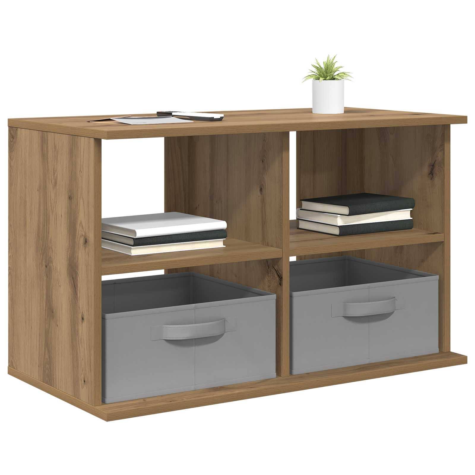 Βάση τηλεόρασης με συρτάρι Artisan Oak 79 x 40 x 48 εκ - Pakobazaar