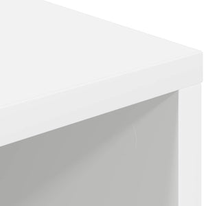 Πλαϊνό γραφείο με συρτάρι Λευκό 60 x 33,5 x 84 εκ - Pakobazaar