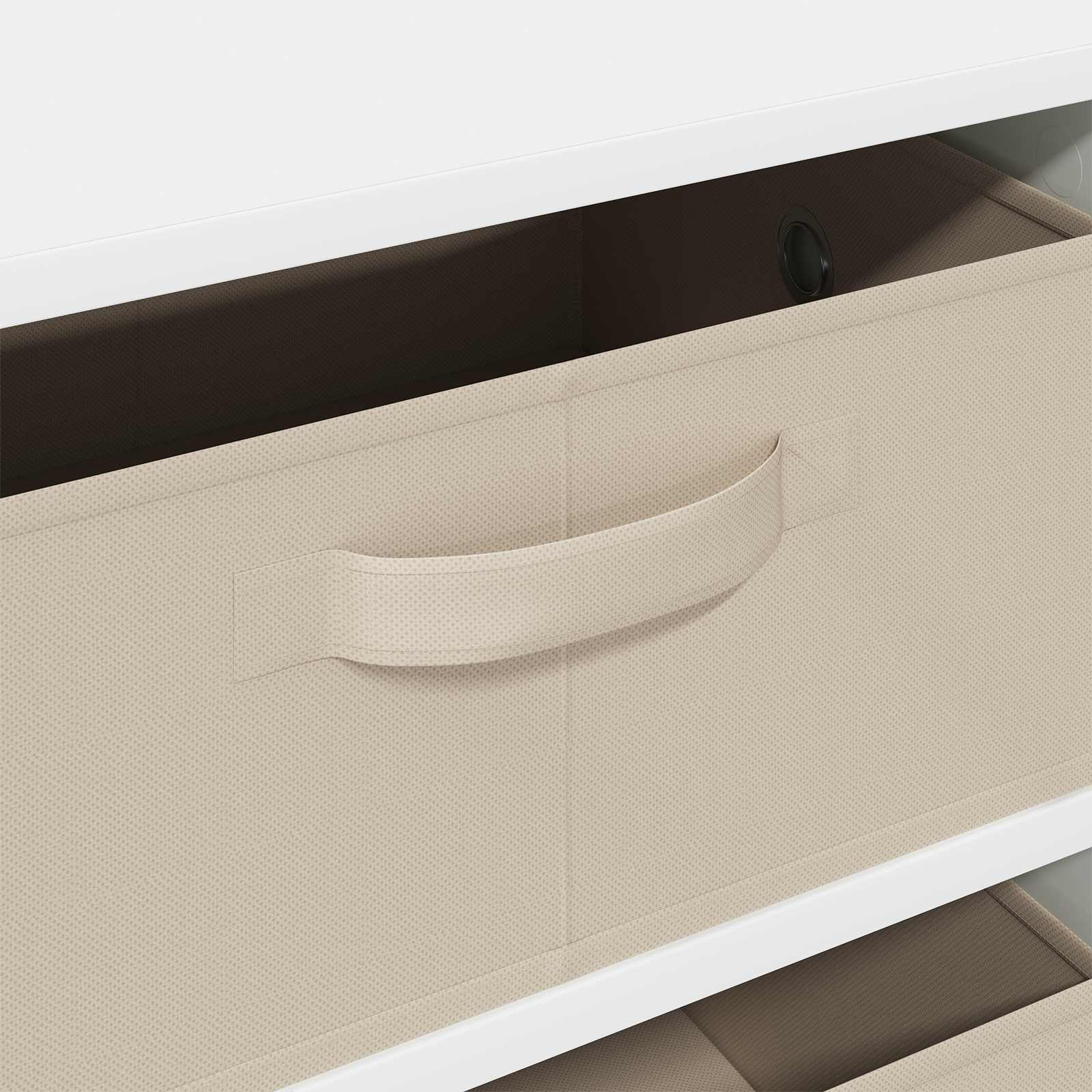 Πλαϊνό γραφείο με συρτάρι Λευκό 60 x 33,5 x 84 εκ - Pakobazaar