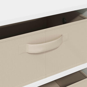 Πλαϊνό γραφείο με συρτάρι Λευκό 60 x 33,5 x 84 εκ - Pakobazaar