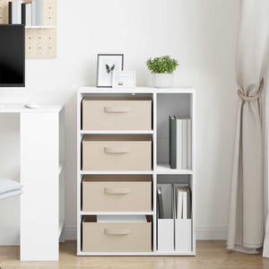 Πλαϊνό γραφείο με συρτάρι Λευκό 60 x 33,5 x 84 εκ - Pakobazaar