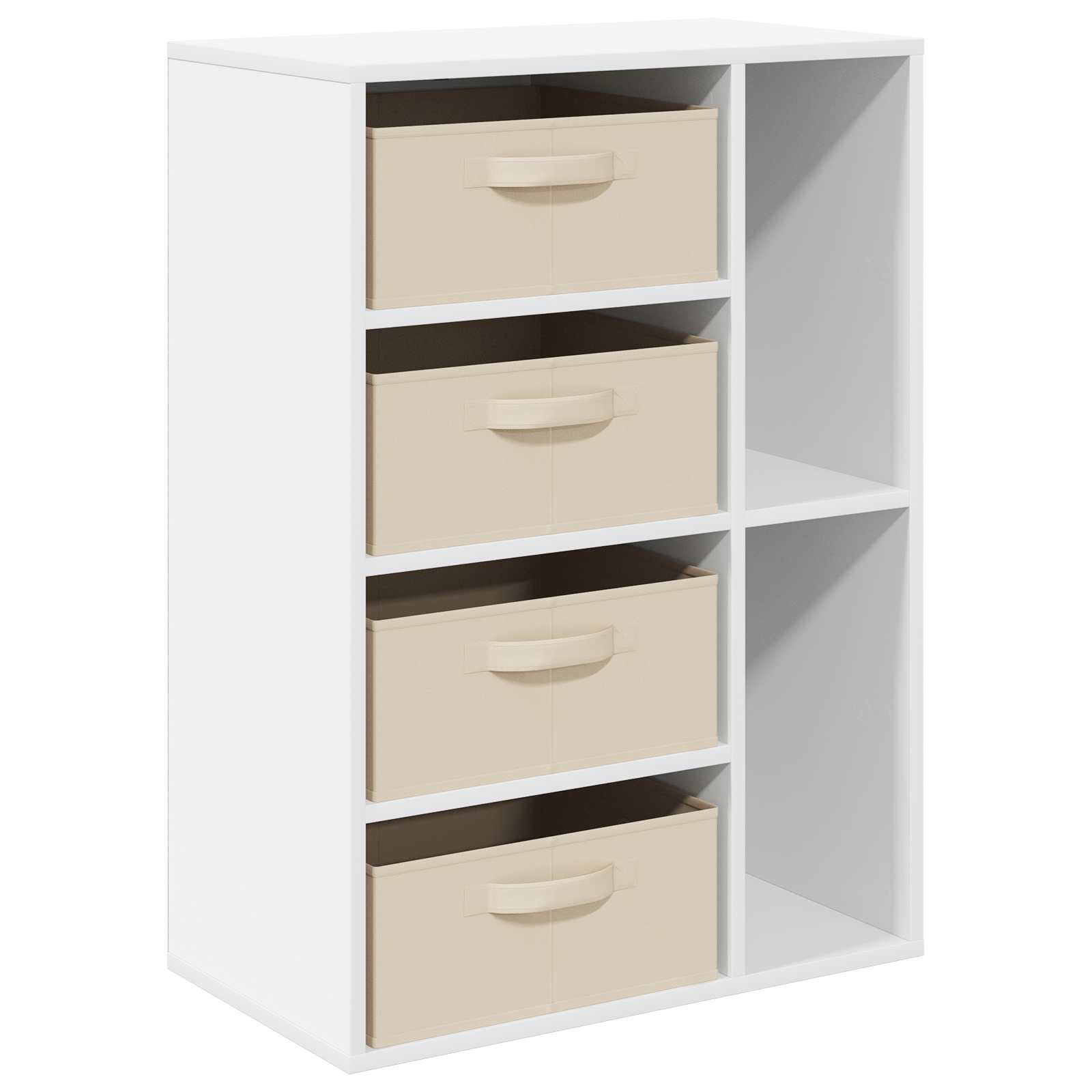 Πλαϊνό γραφείο με συρτάρι Λευκό 60 x 33,5 x 84 εκ - Pakobazaar
