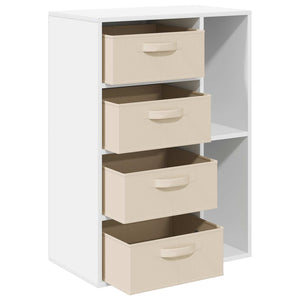 Πλαϊνό γραφείο με συρτάρι Λευκό 60 x 33,5 x 84 εκ - Pakobazaar