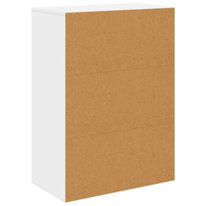 Πλαϊνό γραφείο με συρτάρι Λευκό 60 x 33,5 x 84 εκ - Pakobazaar