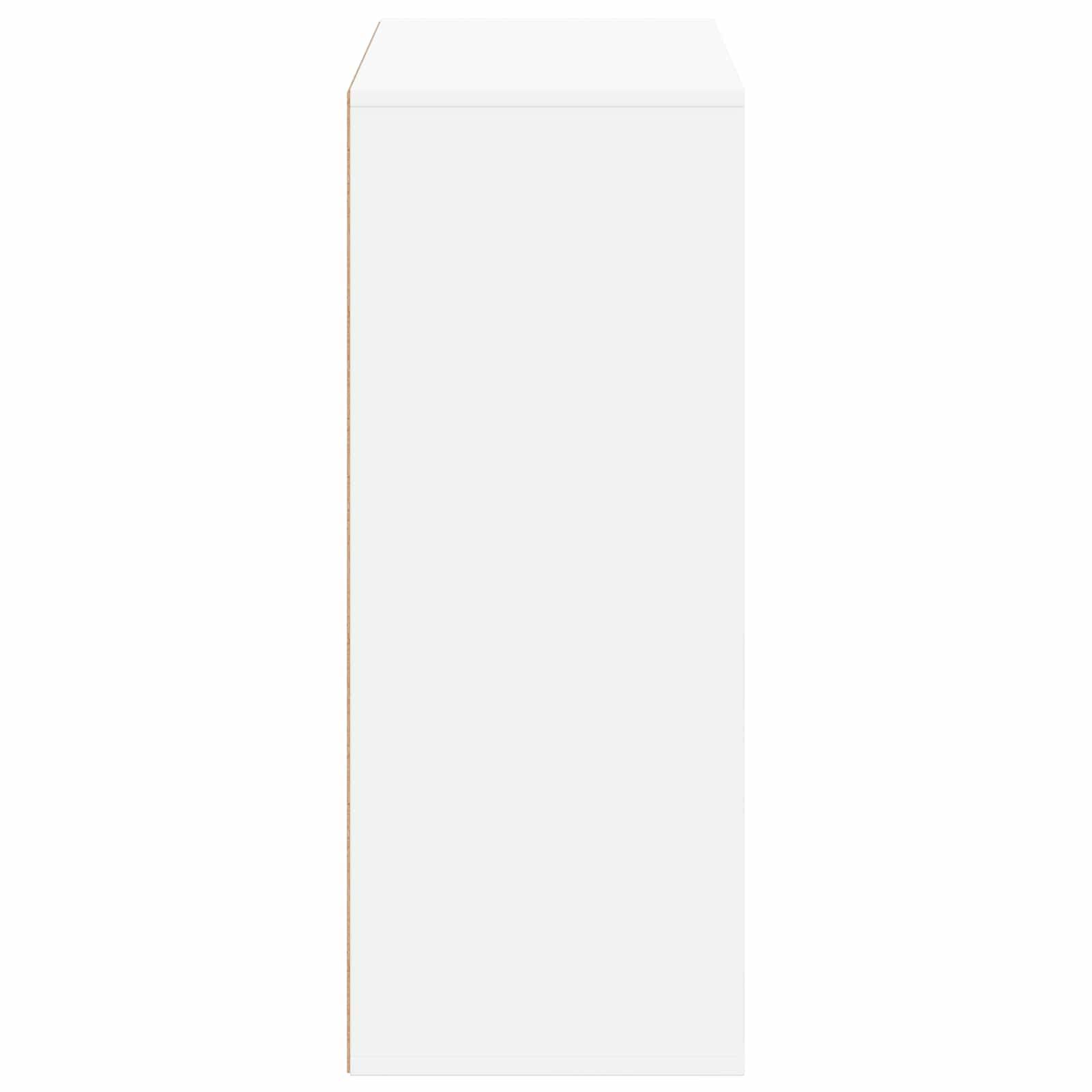 Πλαϊνό γραφείο με συρτάρι Λευκό 60 x 33,5 x 84 εκ - Pakobazaar