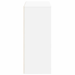 Πλαϊνό γραφείο με συρτάρι Λευκό 60 x 33,5 x 84 εκ - Pakobazaar