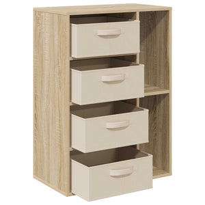 Πλαϊνό γραφείο με συρτάρι Δρύς Sonoma 60 x 33,5 x 84 εκ - Pakobazaar