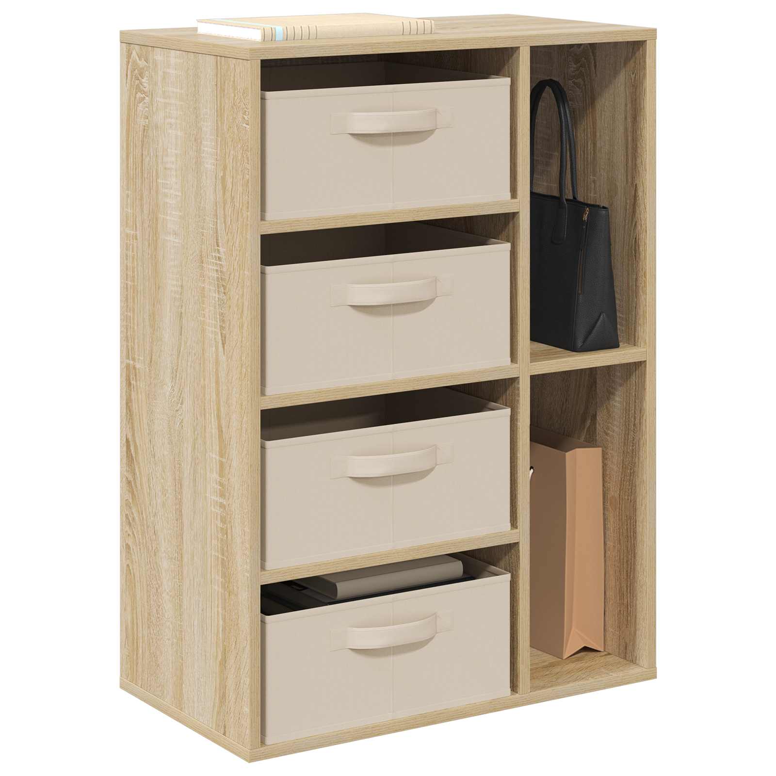 Πλαϊνό γραφείο με συρτάρι Δρύς Sonoma 60 x 33,5 x 84 εκ - Pakobazaar