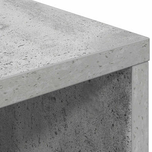 Πλαϊνό γραφείο με συρτάρι Σκυρόδεμα Γκρι 60 x 33,5 x 84 εκ - Pakobazaar