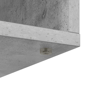 Πλαϊνό γραφείο με συρτάρι Σκυρόδεμα Γκρι 60 x 33,5 x 84 εκ - Pakobazaar