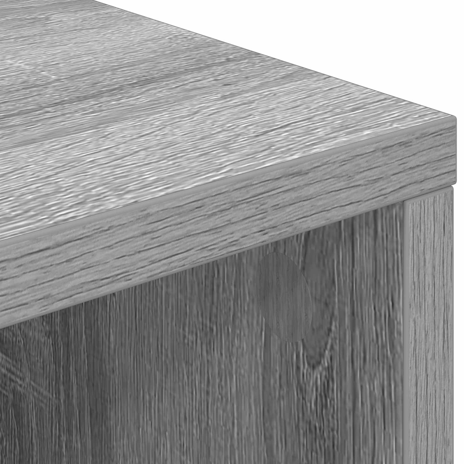Πλαϊνό γραφείο με συρτάρι Γκρίζο Σονομα 60 x 33,5 x 84 εκ - Pakobazaar