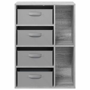 Πλαϊνό γραφείο με συρτάρι Γκρίζο Σονομα 60 x 33,5 x 84 εκ - Pakobazaar