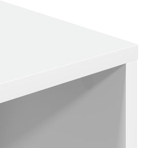 Πλαϊνό γραφείο με συρτάρι Λευκό 73,5 x 24 x 69,5 εκ. - Pakobazaar
