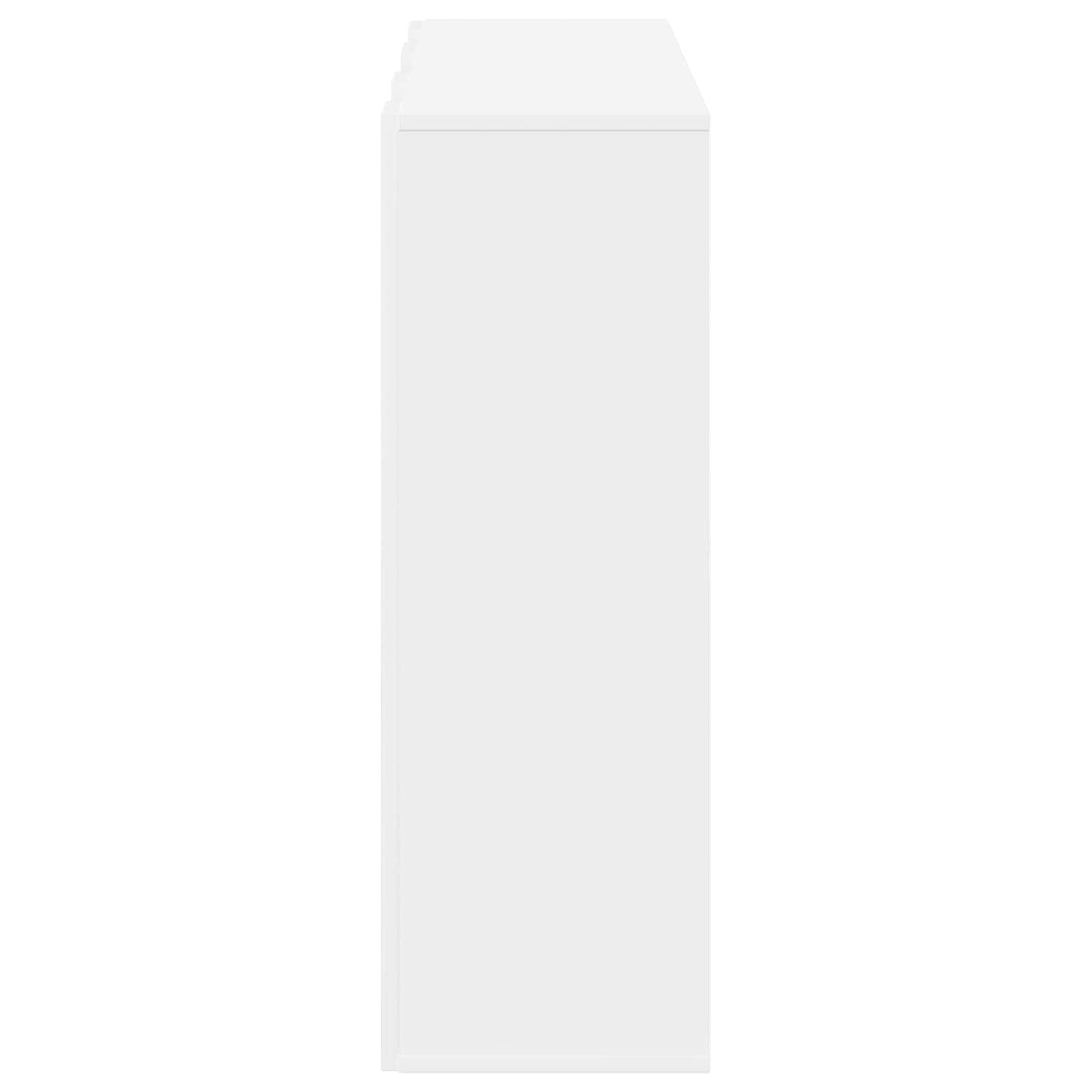 Πλαϊνό γραφείο με συρτάρι Λευκό 88,5 x 29 x 84,5 εκ. - Pakobazaar