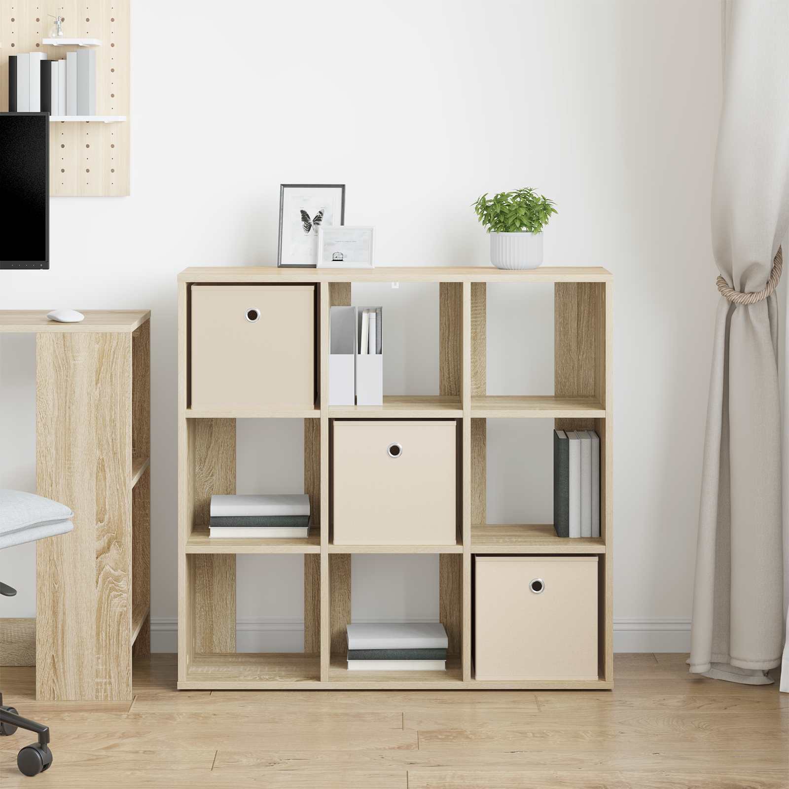 Πλαϊνό γραφείο με συρτάρι Δρύς Sonoma 88,5 x 29 x 84,5 εκ. - Pakobazaar