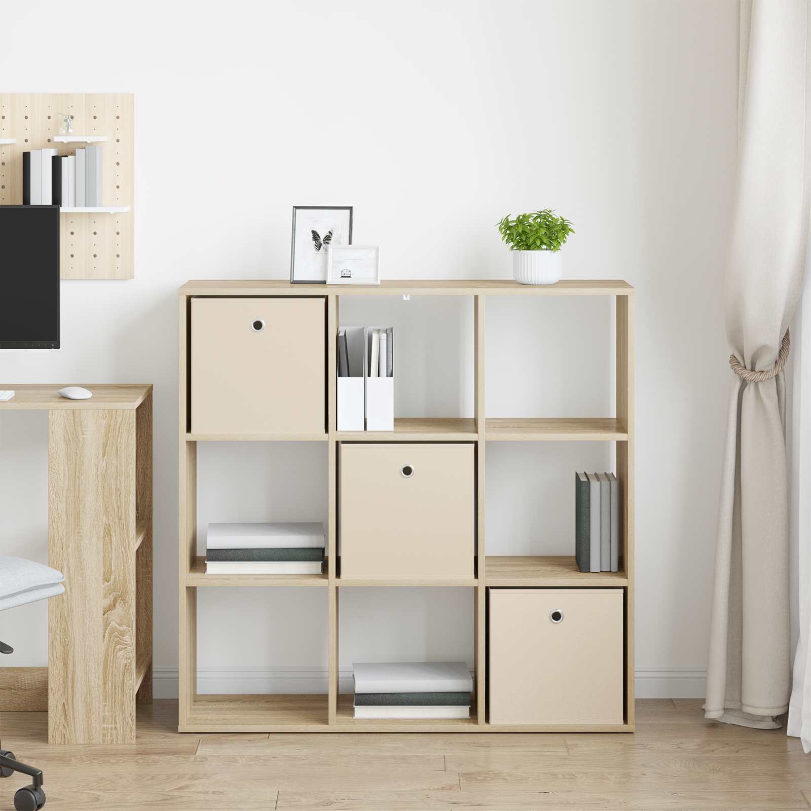 Πλαϊνό γραφείο με συρτάρι Δρύς Sonoma 102 x 31 x 99,5 εκ. - Pakobazaar