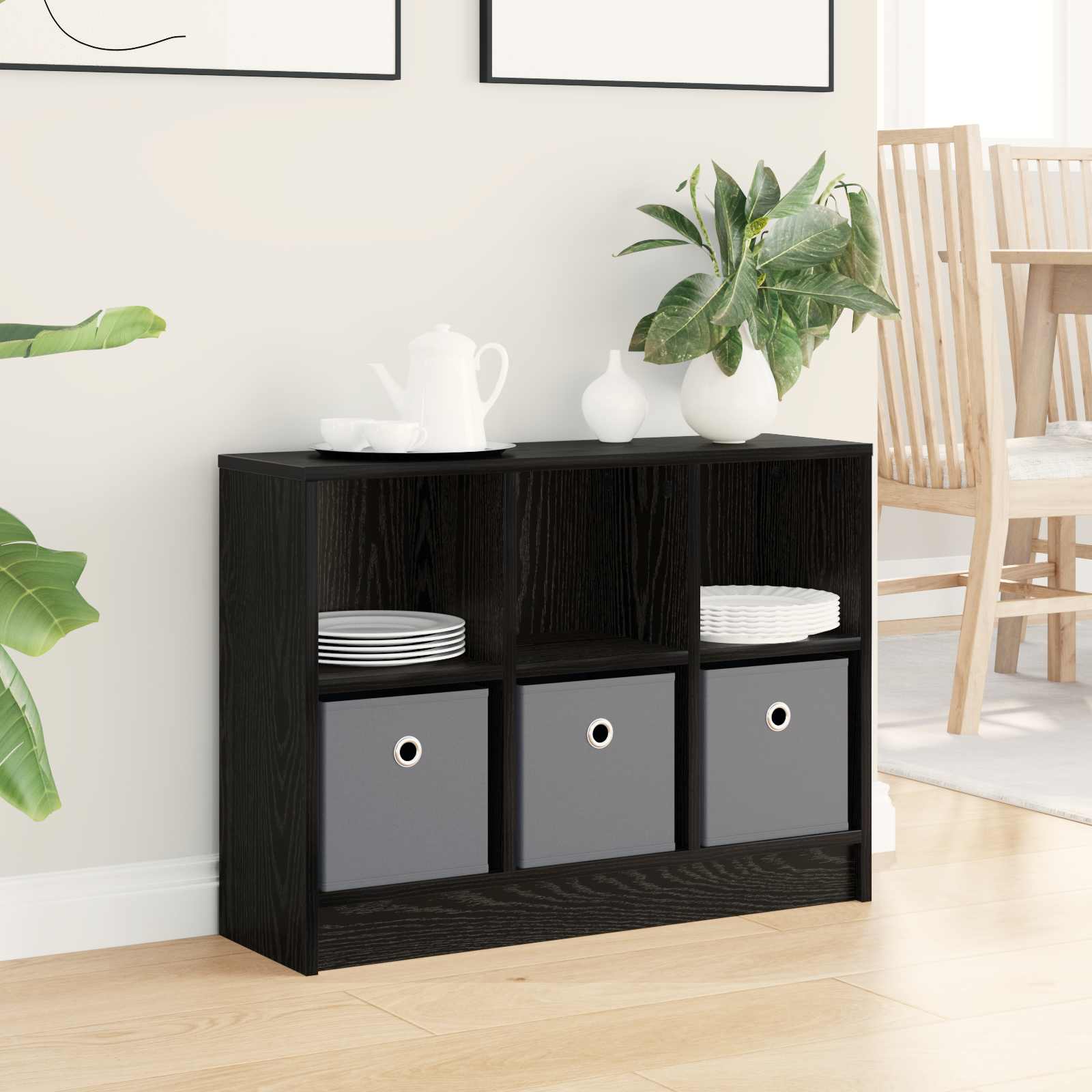 Πλαϊνό γραφείο με συρτάρι Μαύρη Οξυά 73,5 x 22,5 x 53,5 εκ - Pakobazaar