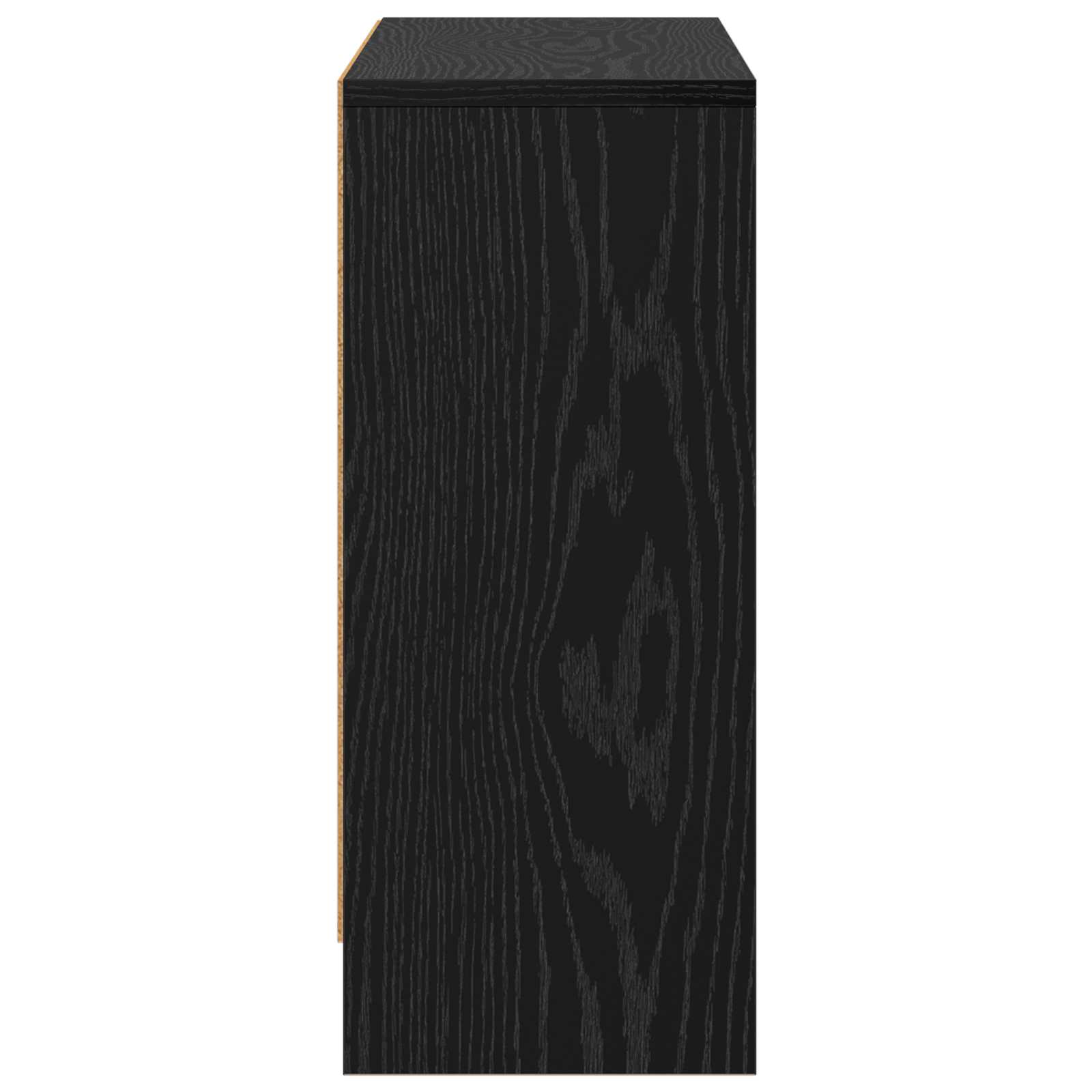 Πλαϊνό γραφείο με συρτάρι Μαύρη Οξυά 73,5 x 22,5 x 53,5 εκ - Pakobazaar