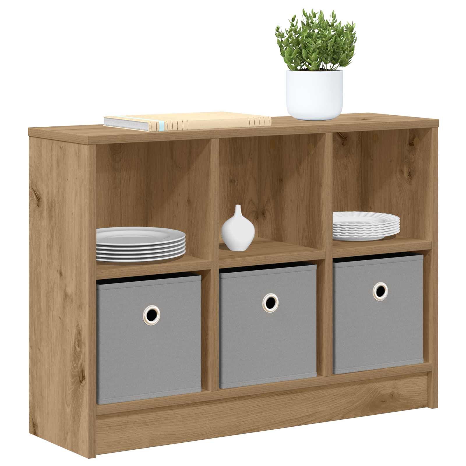 Πλαϊνό γραφείο με συρτάρι Artisan Oak 73,5 x 22,5 x 53,5 εκ - Pakobazaar