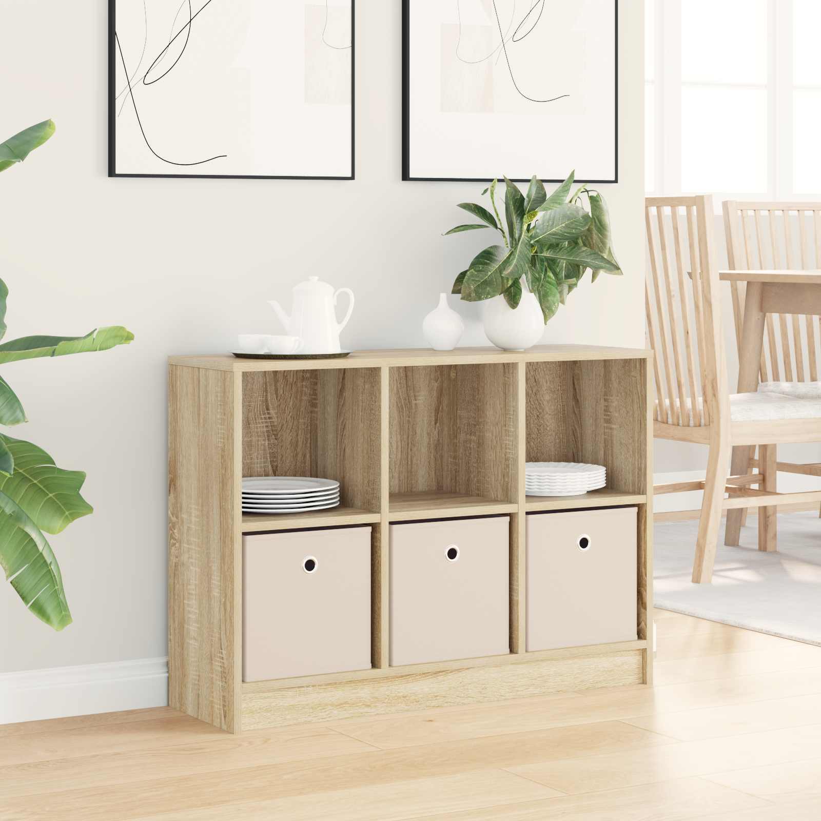 Πλαϊνό γραφείο με συρτάρι Δρύς Sonoma 88,5 x 27,5 x 63,5 εκ - Pakobazaar