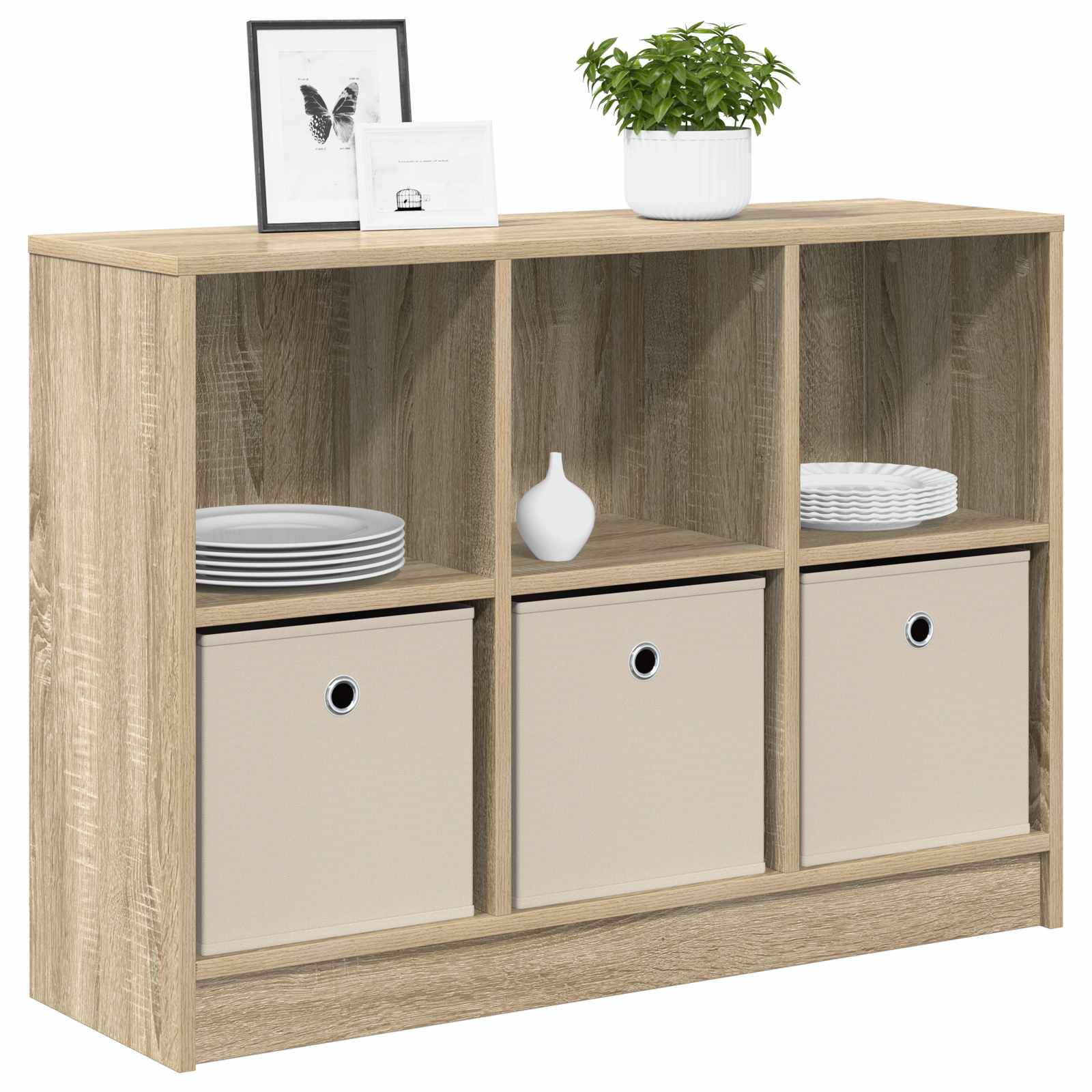 Πλαϊνό γραφείο με συρτάρι Δρύς Sonoma 88,5 x 27,5 x 63,5 εκ - Pakobazaar