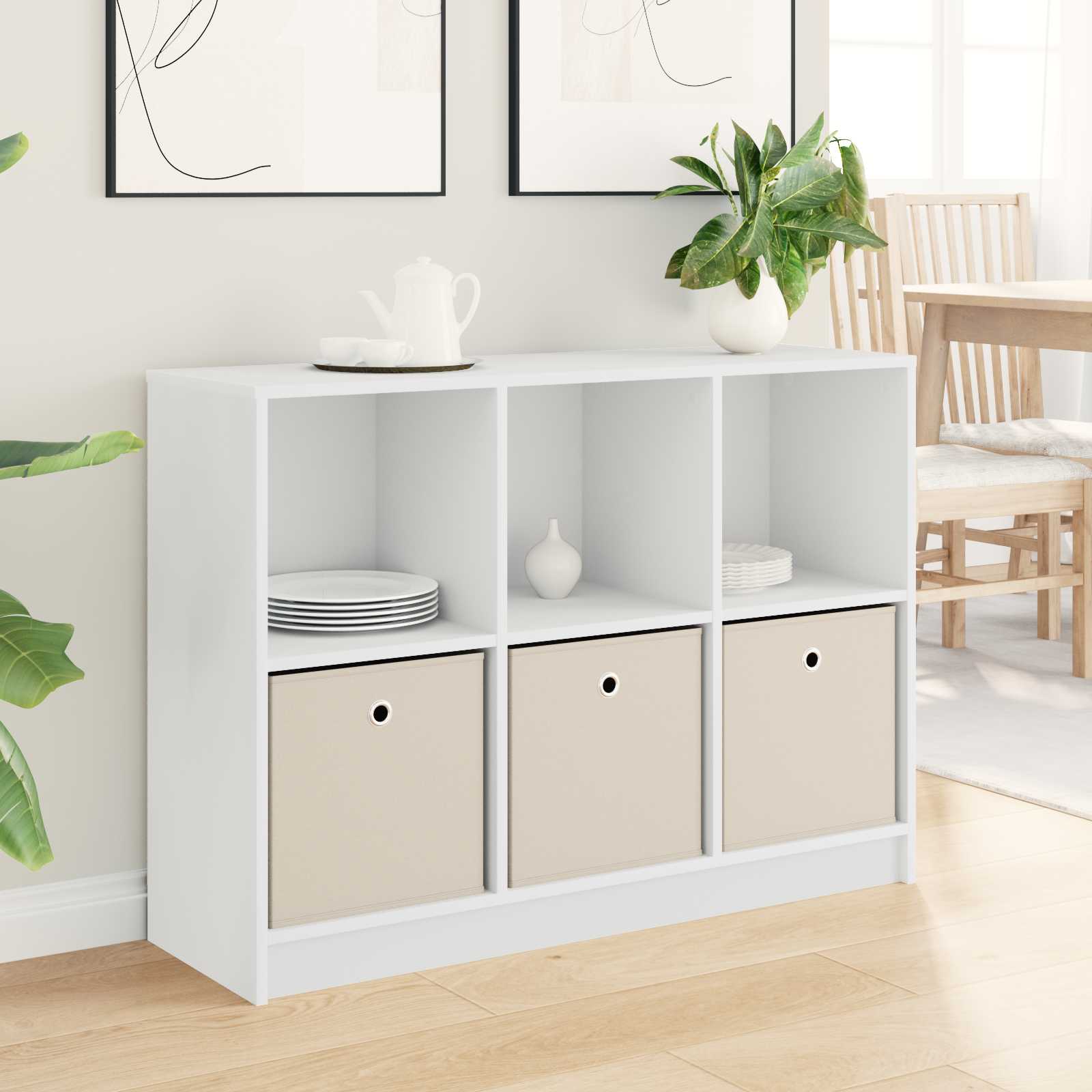 Πλαϊνό γραφείο με συρτάρι Λευκό 102 x 32 x 73,5 εκ - Pakobazaar