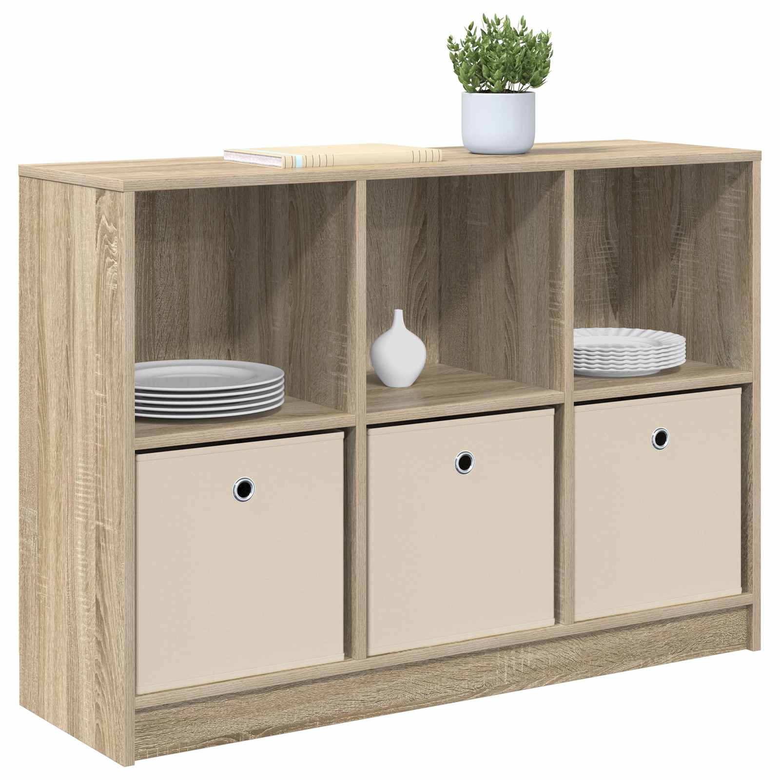 Πλαϊνό γραφείο με συρτάρι Δρύς Sonoma 102 x 32 x 73,5 εκ - Pakobazaar