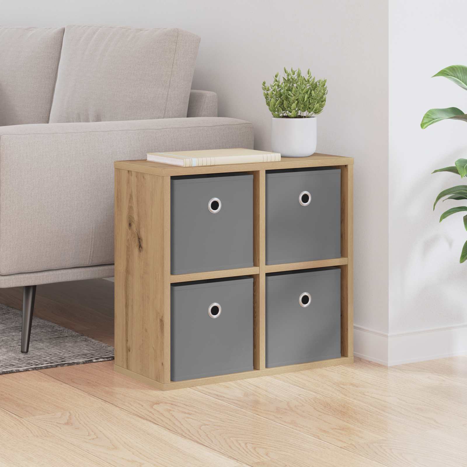 Πλαϊνό γραφείο με συρτάρι Artisan Oak 49,5 x 22 x 47 εκ - Pakobazaar