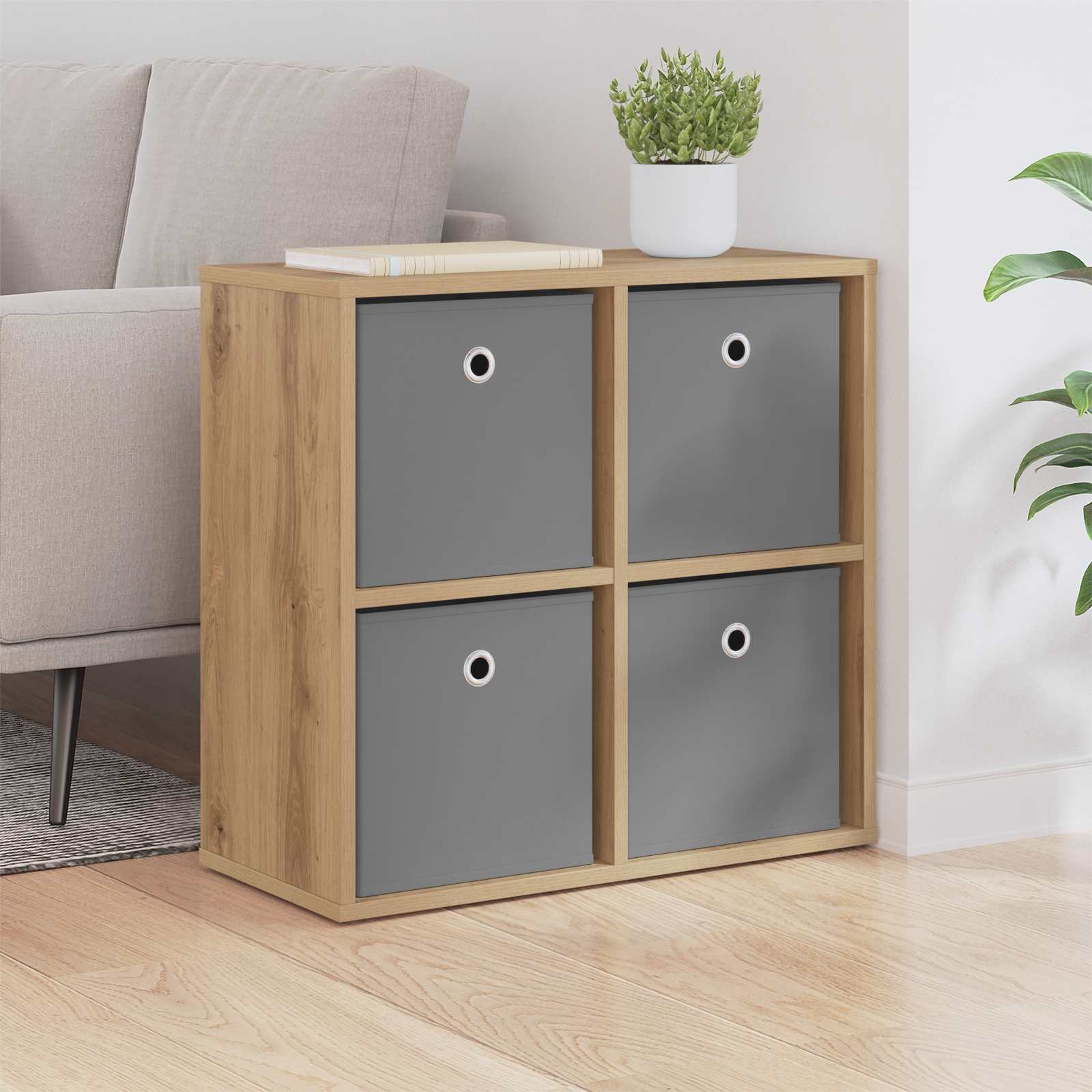 Πλαϊνό γραφείο με συρτάρι Artisan Oak 59,5 x 27 x 57 εκ - Pakobazaar