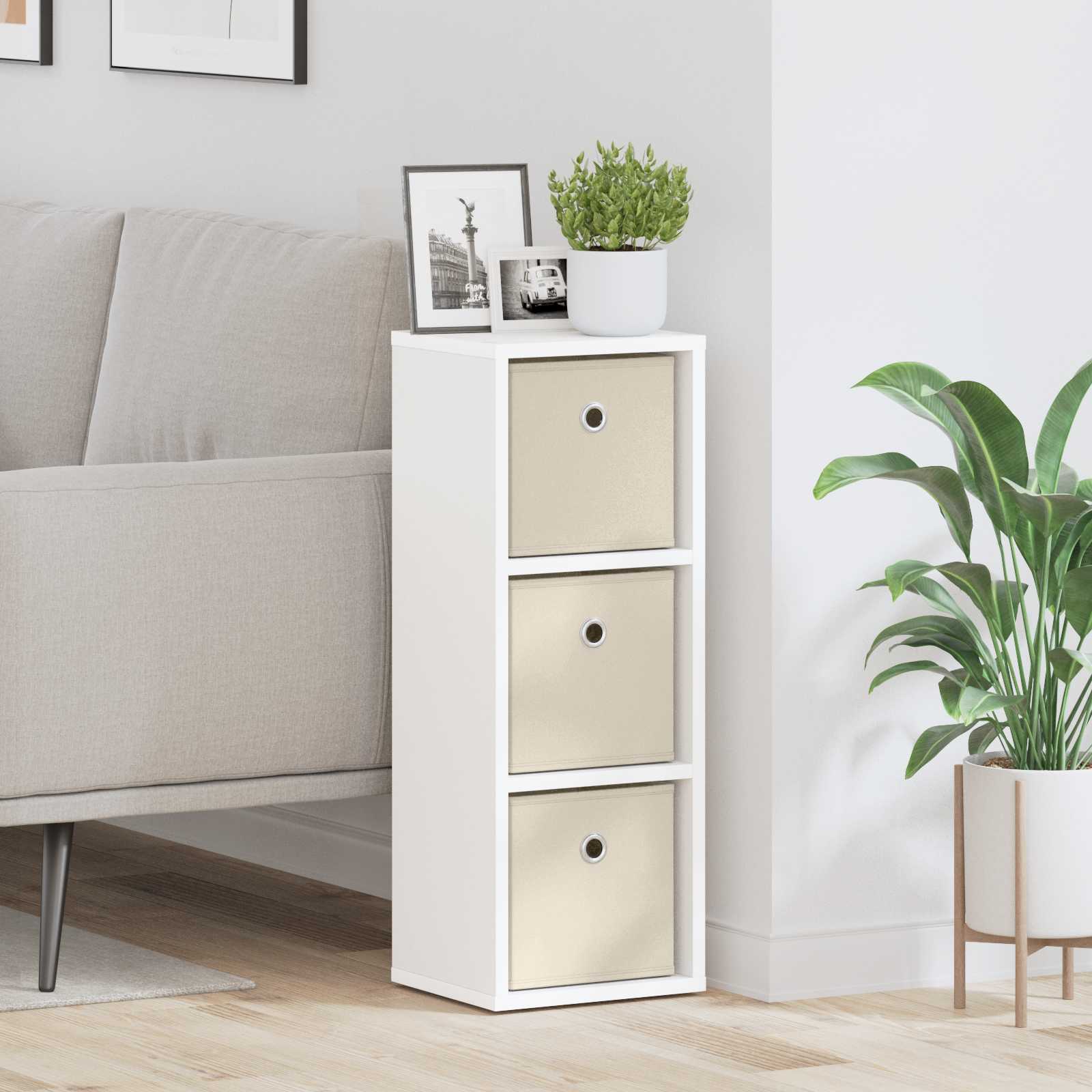Πλαϊνό γραφείο με συρτάρι Λευκό 25,5 x 22 x 69,5 εκ - Pakobazaar