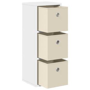 Πλαϊνό γραφείο με συρτάρι Λευκό 25,5 x 22 x 69,5 εκ - Pakobazaar
