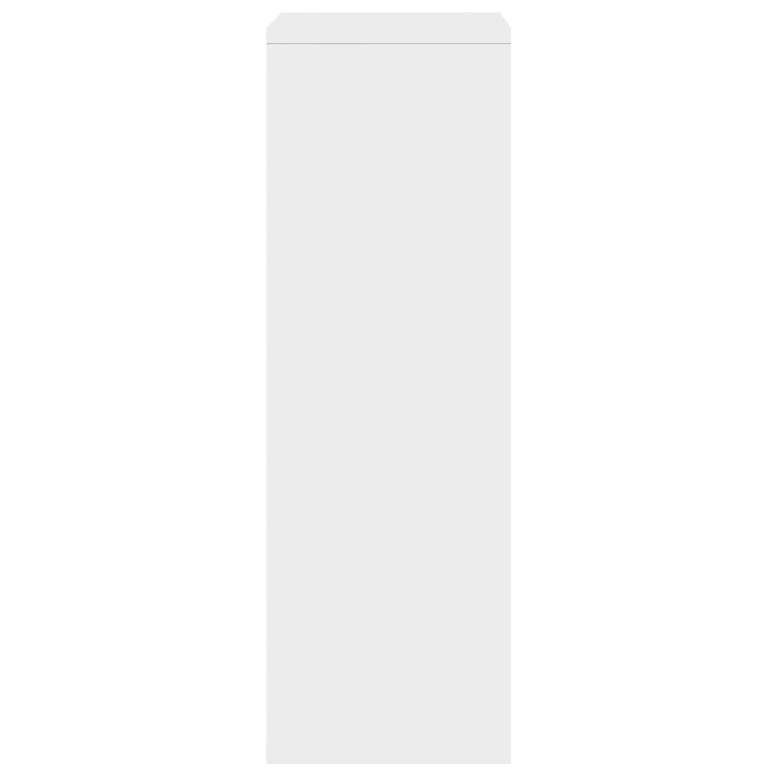 Πλαϊνό γραφείο με συρτάρι Λευκό 25,5 x 22 x 69,5 εκ - Pakobazaar