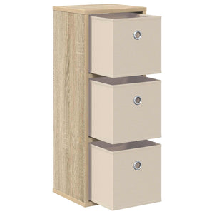Πλαϊνό γραφείο με συρτάρι Δρύς Sonoma 25,5 x 22 x 69,5 εκ - Pakobazaar