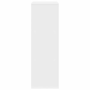 Πλαϊνό γραφείο με συρτάρι Λευκό 30,5 x 27 x 84,5 εκ - Pakobazaar