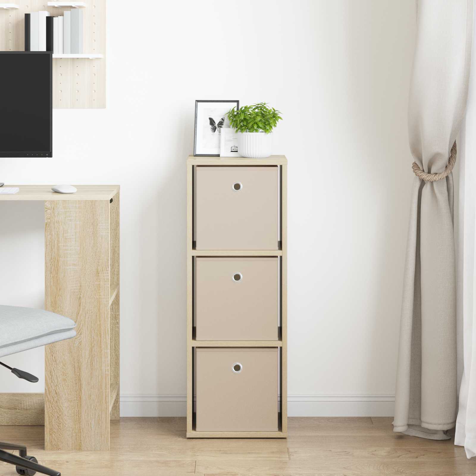 Πλαϊνό γραφείο με συρτάρι Δρύς Sonoma 30,5 x 27 x 84,5 εκ - Pakobazaar