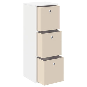 Πλαϊνό γραφείο με συρτάρι Λευκό 35 x 32 x 99,5 εκ - Pakobazaar