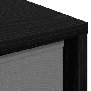 Πλαϊνό γραφείο με συρτάρι Μαύρη Οξυά 35 x 32 x 99,5 εκ - Pakobazaar