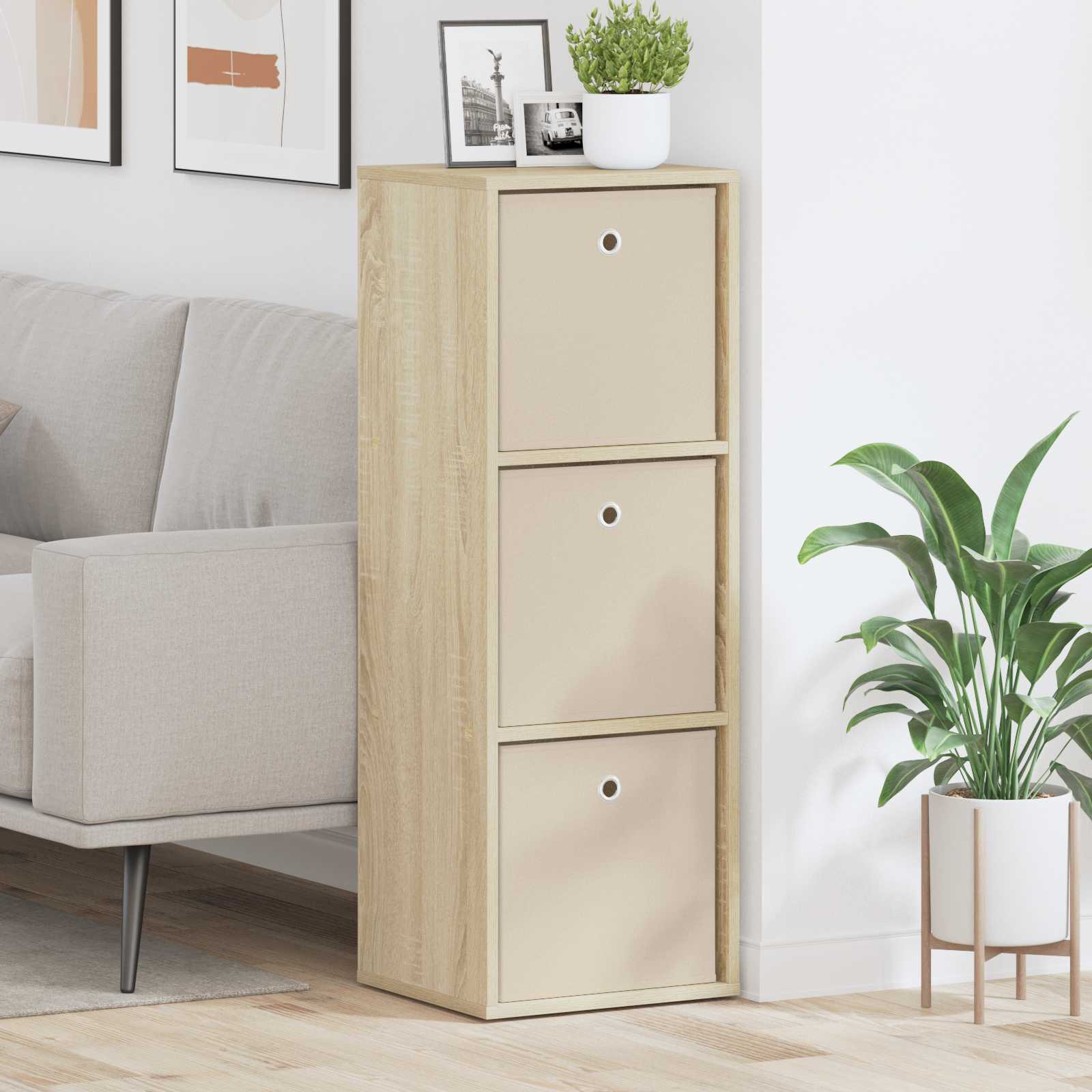 Πλαϊνό γραφείο με συρτάρι Δρύς Sonoma 35 x 32 x 99,5 εκ - Pakobazaar