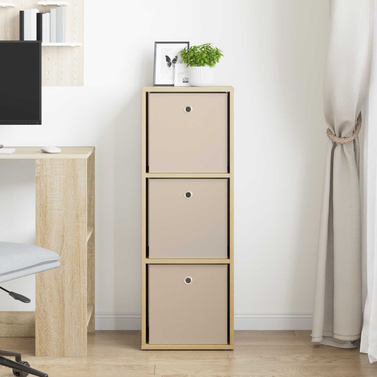 Πλαϊνό γραφείο με συρτάρι Δρύς Sonoma 35 x 32 x 99,5 εκ - Pakobazaar