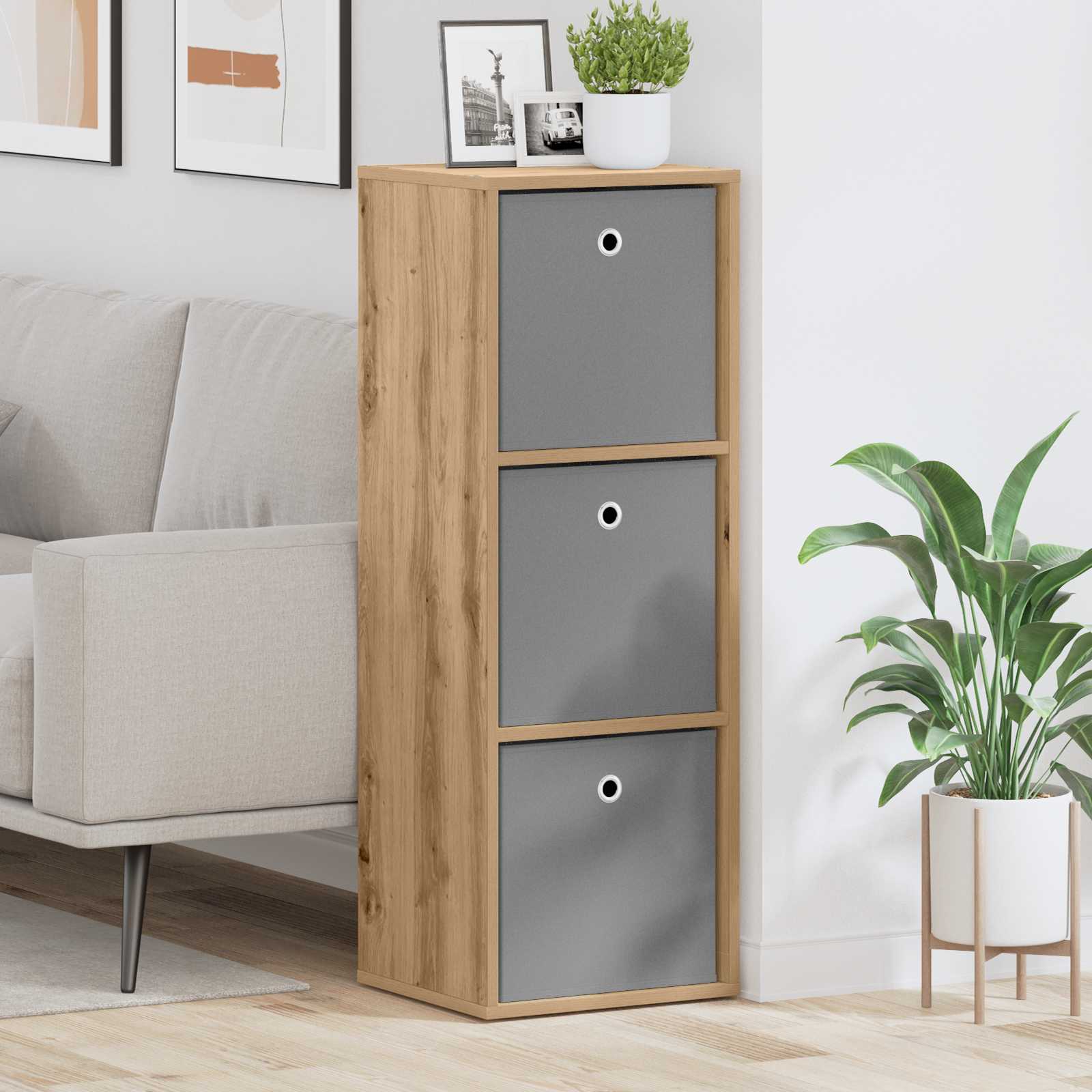 Πλαϊνό γραφείο με συρτάρι Artisan Oak 35 x 32 x 99,5 εκ - Pakobazaar